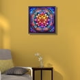 thumbnail image 2 of 5D DIY Cuentas Cuadradas Completas Taladro AB Parcial Mandala 45x45cm, 2 of 9