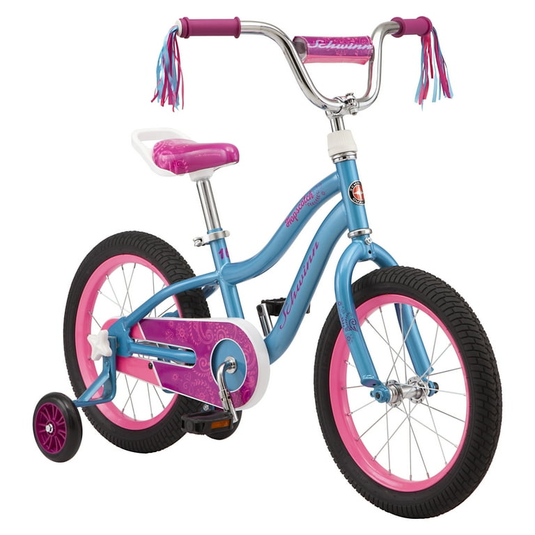 Schwinn Hopscotch Quick Build Kids Girls 16 in. Bike Teal Walmart
