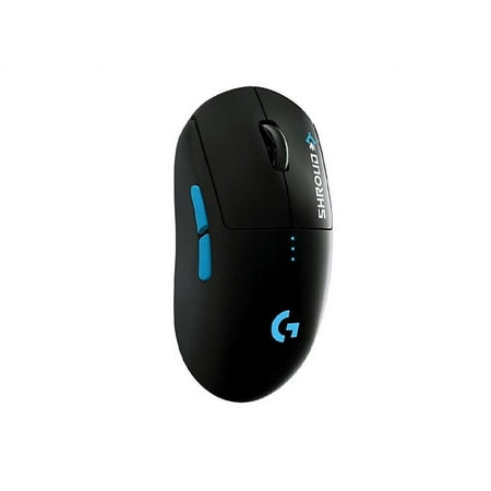 Logitech - G303 Shroud Edition Lightweight Wireless Optical Gaming Mouse with 25K HERO sensor - Black