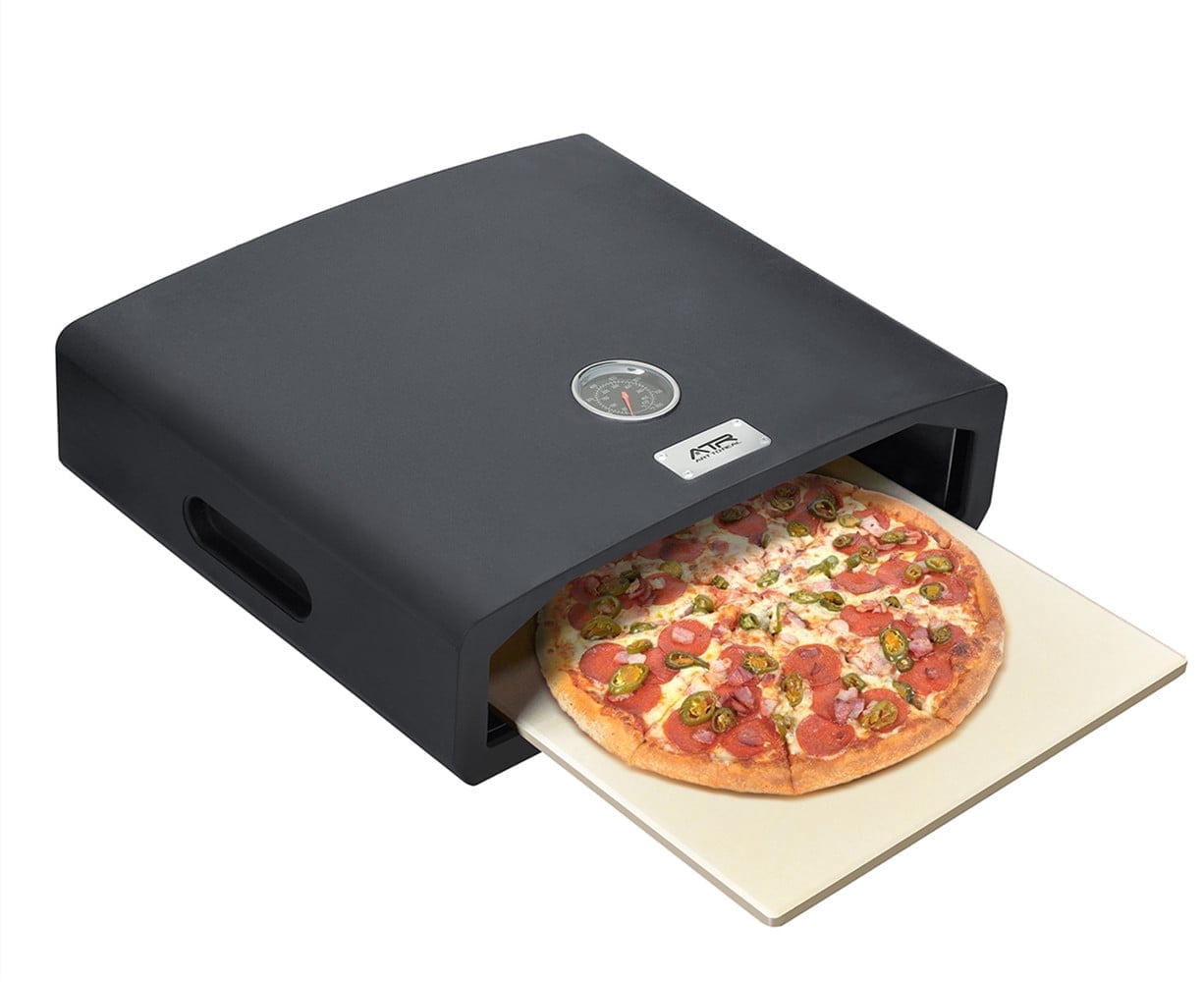 ATR ART to REAL Portable Charcoal Pizza Oven, 15.7" Grill Top Pizza Oven Outdoor