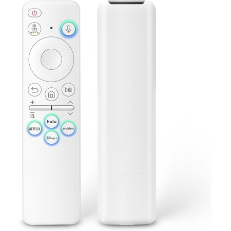 AllWays Plaza Voice Rechargeable Remote for Samsung-Smart-TV-Remote-Control, Replacement Compatible for Samsung Frame QLED Crystal UHD Solar Smart TVs