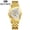 Golden White, variant on Triangular Hollow Men's Watch, Fully Automatic Mechanical Watch, Waterproof Men's Wristwatch, Fashionable Trendy Business Watch