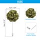 thumbnail image 2 of Pin de boutonniere de flor Uxcell para hombres, flor de camelia para traje de boda y fiesta verde, 2 of 6