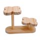 thumbnail image 4 of Mini soporte para plantas, elevadores de exhibición de madera, soporte multiusos para exhibición de joyas y plantas. 2 capas, 4 of 8