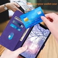 thumbnail image 2 of 12 Mini Phone Case,for iPhone 12 Mini Wallet Case,[Kickstand][Wrist Strap][Card Holder Slots] TPU Interior Protective for iPhone 12 Mini Case,PU Leather Folio Flip Cover for iPhone 12 Mini (Purple), 2 of 14