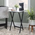 thumbnail image 3 of Linon 43001WHTSET-01-AS Tray Table Set 15.75" D x 18.9" W x 26.38" H White, 3 of 5