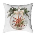 thumbnail image 1 of Christmas Pillowcase 18 in x 18 in – Polyester Holiday Decor for Indoor and Outdoor Use – Reusable Zippered Cover with Festive Tree, Wreath, or Bow Design, 1 of 6