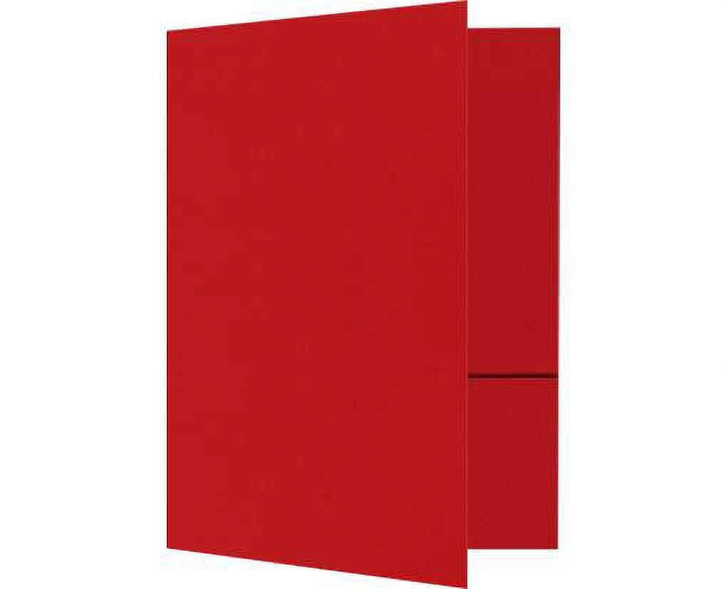 Luxpaper 9 X 12 Presentation Folder, Ruby Red, 250/Pack