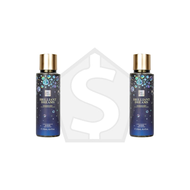 Ensemble de 2 - UNI Brume Parfumée Complète (250 ml / 8,4 Oz) - Rêves Brillants