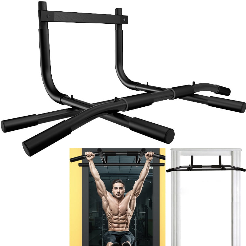 Door Gym Bar Chin Up Pull Up, Exercise Iron Bar Home Wide Grip Fitness ...