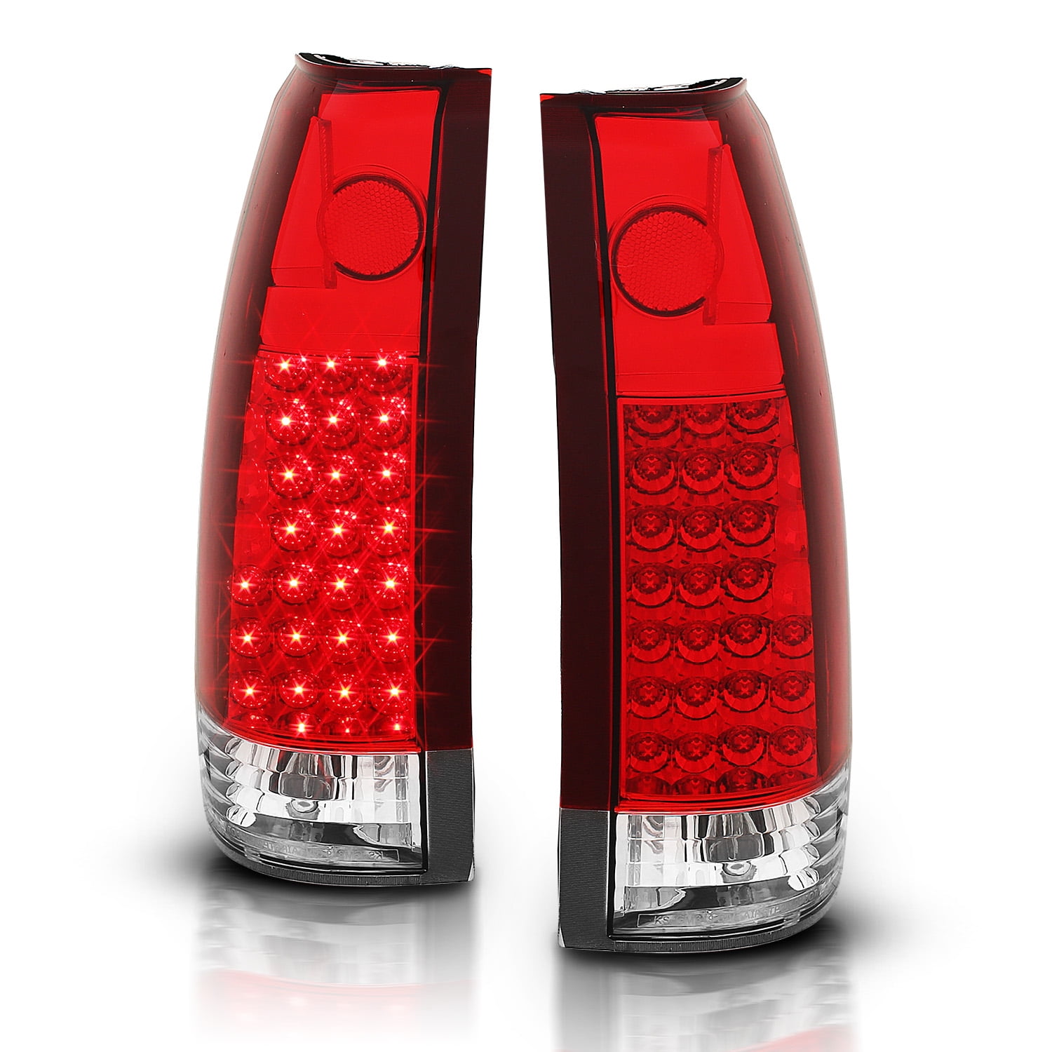AmeriLite Red LED Tail Lights G2 for Chevy Full Size - Passenger and Driver Side