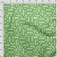 thumbnail image 4 of oneOone Polyester Spandex Green Fabric Geometric Dress Material Fabric Print Fabric By The Yard 56 Inch Wide, 4 of 4