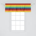 thumbnail image 2 of Ambesonne Fiesta Window Valance, Tribal Culture Zigzags, 54" X 18", Multicolor, 2 of 3