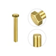 thumbnail image 4 of Unique Bargains Brass Hex Bolts, 1/2-13x3-1/2' 1 Pack Fully Thread Grade 4.8 Machine Screws, 4 of 4