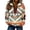 STP29-Multicolor, variant on Women's Rustic Aztec Sweatshirt Tribal Graphic Quarter Zip Fleece Pullover Stand Collar Warm Cowboy Casual Tops Multicolor,XXL