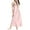 Pink, variant on Women's Sexy Chemise Nightgown Satin Slip Lingerie Adjustable Night Dress Low Back Valentines Day Comfy Sleepwear Pink Medium