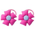 thumbnail image 1 of Lazos elásticos de algodón Dinheiro con forma de flor para sujetar el cabello y las coletas, 1 of 5