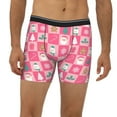 thumbnail image 2 of Easygdp Pink Christmas Cheer Men's Boxer Briefs Men’s Underwear Boxer Briefs for Men, 2 of 7
