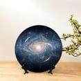 thumbnail image 6 of Honeii The Galaxy Print Elegant Bone China Decorative Plate, Porcelain Plate,Art Crafts,Ceramic Ornaments for Home Office Wall Decor-8in, 6 of 6