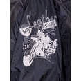 thumbnail image 3 of Scully Leather Mens Sanded Cafe Racer Two Stripe Motorcycle Jacket Charcoal M, 3 of 3