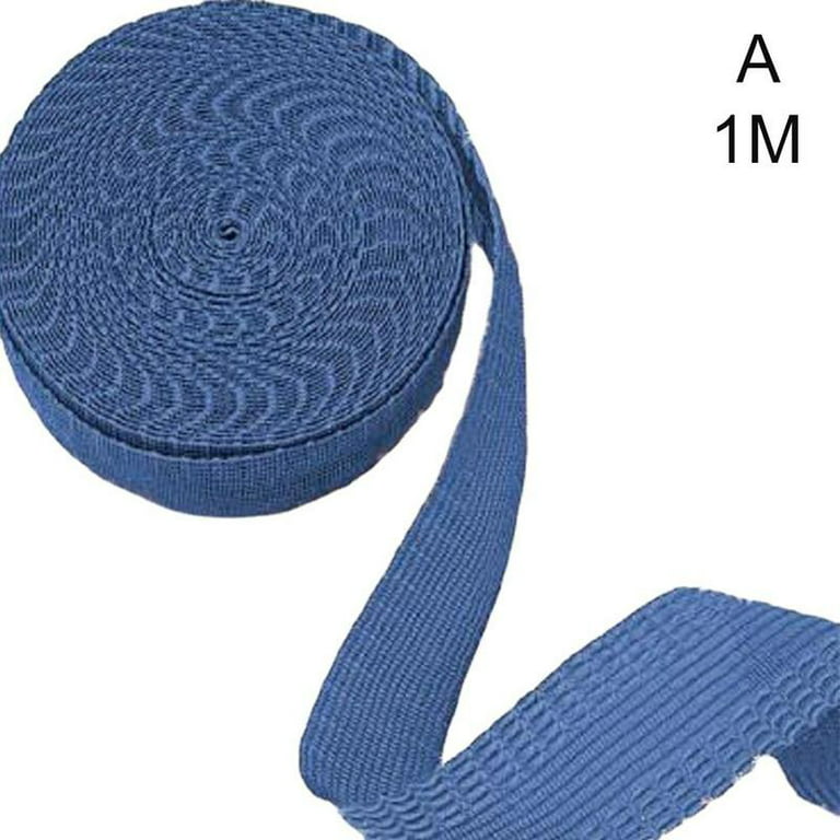 Polyester Hem Tape Pants Shortening Tape Pants Fabric Tape 1 Inch X 5.5  Yards Iron on Hemming Tape for Clothes Jeans Dress Trousers Sewing , Blue  5m Blue 