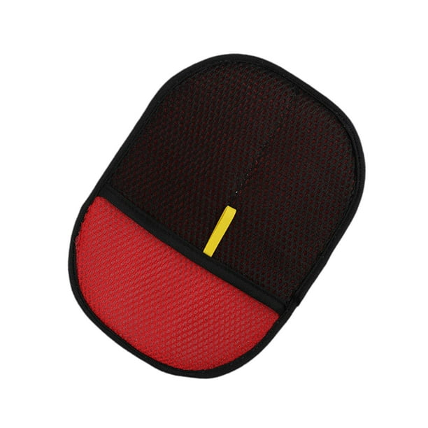 Guante de depilación para gatos, guantes electrostáticos de aseo, suministros multifunción, cepillo depilador para mascotas para asientos, muebles y Rojo