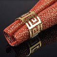 thumbnail image 4 of Napkin Ring, Hollow Back Metal Napkin Clip 12pcs, 4 of 4