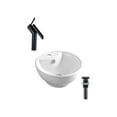 thumbnail image 1 of DROP Bath and Kitchen DR091270 Bathroom Vessel Sink Set, 1 of 7