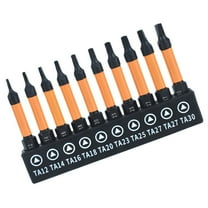 Pack of 10 Screwdriver Triangles Bit for Comfort and Precise for Professional and Enthusiasts Tool Accessories