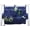 Navy, variant on Gilbin Hanging Storage Bag Holder End of Bed Shoe Organizer with 10 Pockets for Bed Rails(Pink)