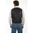 thumbnail image 2 of Scully Mens Black Soft Lamb Western Snap Vest XLT, 2 of 3