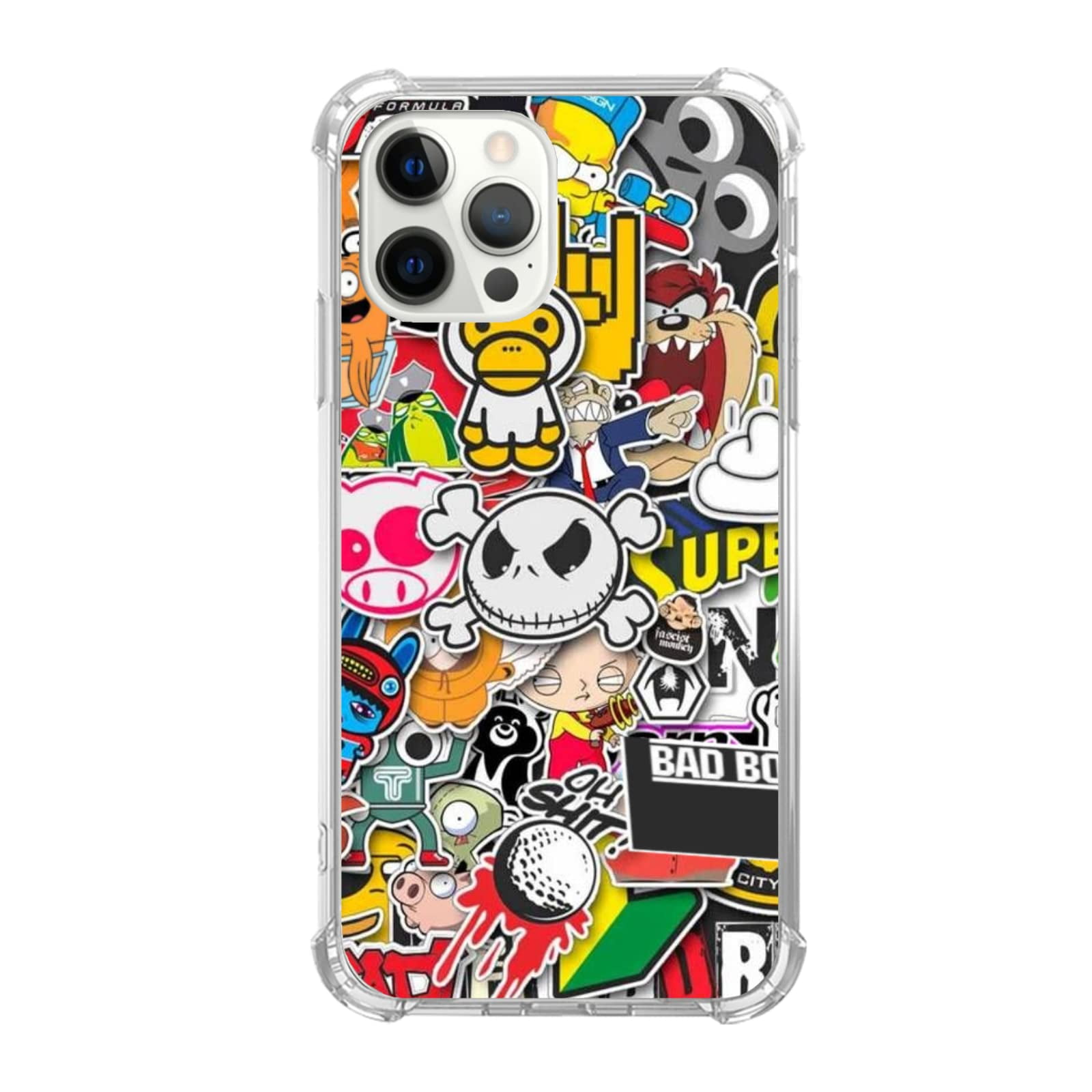 Pop Case for iPhone 14 Pro Max,Aesthetic Art Design TPU Bumper Cover Case