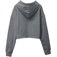 thumbnail image 2 of Amazhiyu Women's Cropped Hoodies Long Sleeves Fleece Crop Top Sweatshirt with Hooded, 2 of 5