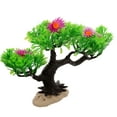 thumbnail image 1 of OULII Arbre Paysager Aquarium 1Ensemble Plastique Vert pour Décoration Aquarium 11.8x6.7x2.4in, 1 of 8