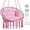 Pink, variant on Hammock Chair, Macrame Hanging Swing Chairs with Cushion and Hardware Kit,Adult Boho Swings for Outside,Patio,Balcony,Bedroom (Light Grey)