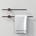 thumbnail image 5 of Toallero Minimalista de Nogal, Soporte para Toallas de Baño, Poste Único Deslizante, Sin Orificio, Soporte de Madera Maciza para Baño, 40cm, 5 of 5