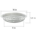 thumbnail image 3 of EPOTOOR Clear Thick Round Durable Sturdy Plastic Duty Sturdy Plant Saucer Drip Trays, 3 of 11