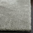 thumbnail image 5 of SAFAVIEH Joella Solid Plush Polyester Shag Area Rug, Light Grey, 5' x 5' Square, 5 of 9