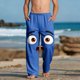 thumbnail image 2 of Niños Pantalones Niñas con Bolsillos para el Uso Casual de la Playa, Pantalones de Moda Impresos para Niñas Pequeñas, 2 of 9