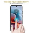 thumbnail image 5 of BEMZ [2-Pack] Screen Protector for Motorola Moto G 5G 2024 Easy Install, Bubble Free, Anti-Scratch, Shatterproof Tempered Glass Screen Protector ((Black Frame Full Screen Protection)), 5 of 6
