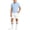 Blue, variant on Daiosportswear Boys 3 Piece Summer Outfits Polo Collared Neck Short Sleeve Shirt Elastic High Waist Shorts Sets with Socks Yellow 15-16 Years