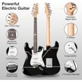 39 Inch Full Size Electric Guitar Kit with 15W Amp, 6 String Guitar for