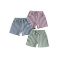 thumbnail image 2 of Aojekbee Toddler Boy Girl Plain Shorts Drawstring Waist Casual Shorts Summer Loose Fitting Lounge Shorts, 2 of 10