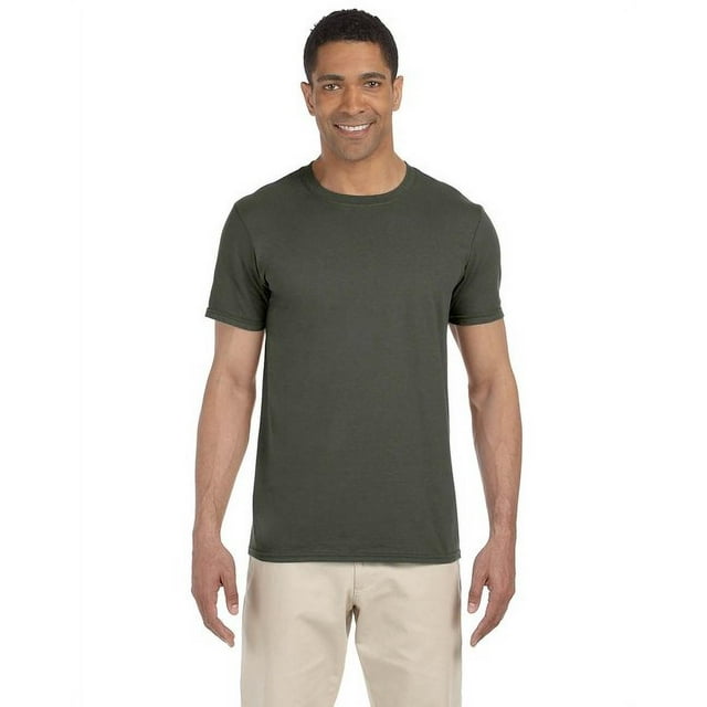 Gildan T-Shirt Softstyle® pour Adulte, Vert Militaire - 4TG