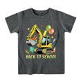 thumbnail image 3 of Boys Casual Print Short Sleeve Tee Loose Fit Round Neck Top Back To School Everyday Wear For Kids, 3 of 4