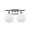 Brushed Satin Nickel / Matte White Cased, variant on Innovations Lighting 516-2W Athens Athens 2 Light 16" Wide Bathroom Vanity Light - Matte