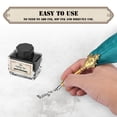 thumbnail image 7 of YLSHRF Quill-Pen,Retro Classical Fountain Pen Old European Style  Dip Writing Pen Ink Bottle Set Gift Box, Sign Pen, 7 of 7