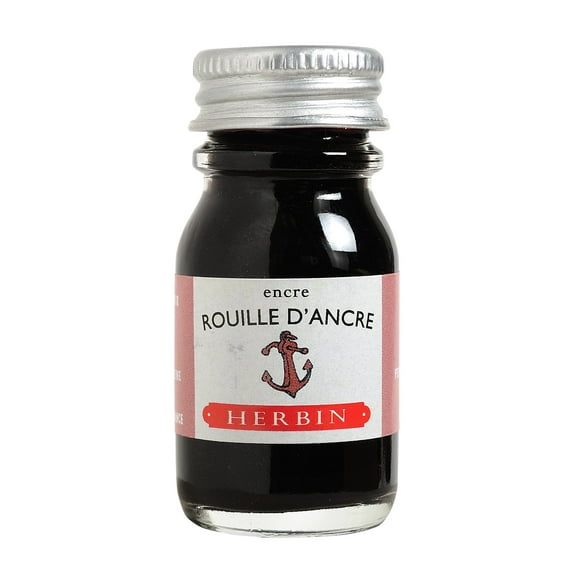 Herbin Fountain Pen Ink - 10ml Bottle - Rouille d'Ancre