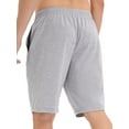 thumbnail image 4 of Men's Sweat Resistant Active Performance Shorts Cotton Short Elastic Waistband Sleep Pajama Shorts Big and Tall Shorts, Size up to 3XL, 4 of 8