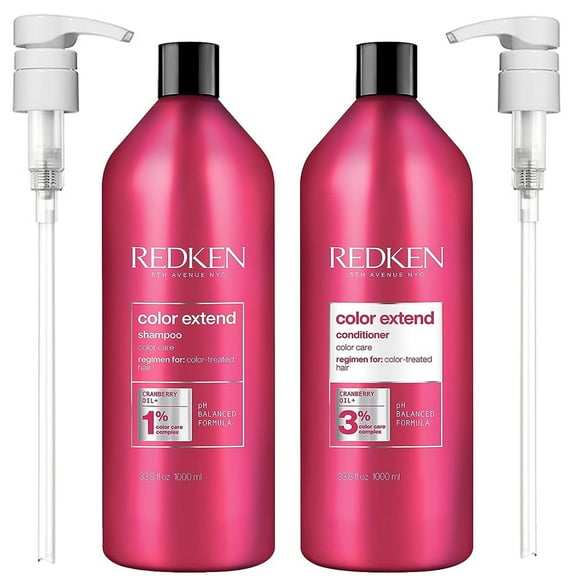 Redken Color extend Shampoo and Conditioner Set For Color Treated Hair 33.8 oz Each With Pumps